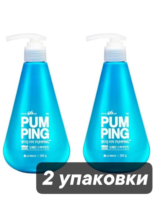 Зубная паста Perioe Pumping Original с дозатором 285 г x 2 шт
