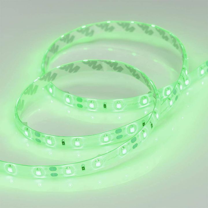 Светодиодная лента Arlight 4,8W/m 60LED/m 3528SMD зеленый 5M 014793