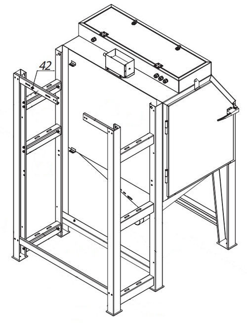 Поперечная задняя левая для cab-135, артикул 81800009