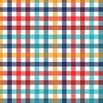 Тонкая цветная клетка