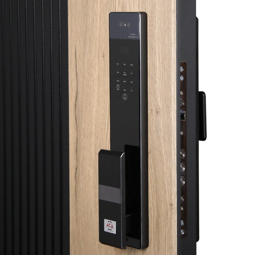 Стальная дверь «Конструктор» с зеркалом