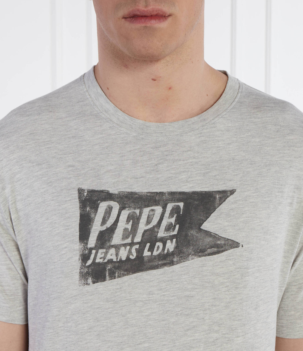 Футболка SINGLE CARDIFF Pepe Jeans London - серый(PM509401)