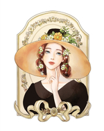 Girl in fame. Coloring Book