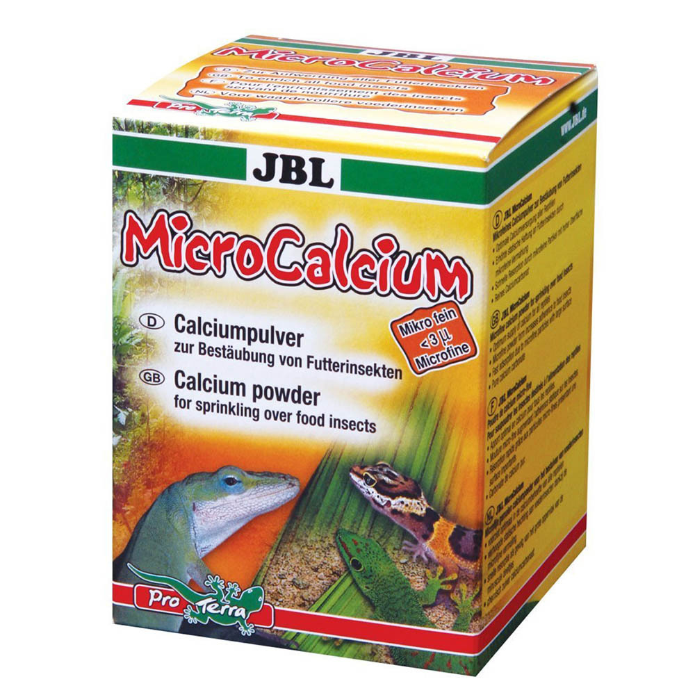 JBL MicroCalcium 100 г - кальциевый порошок для опыления кормовых насекомых