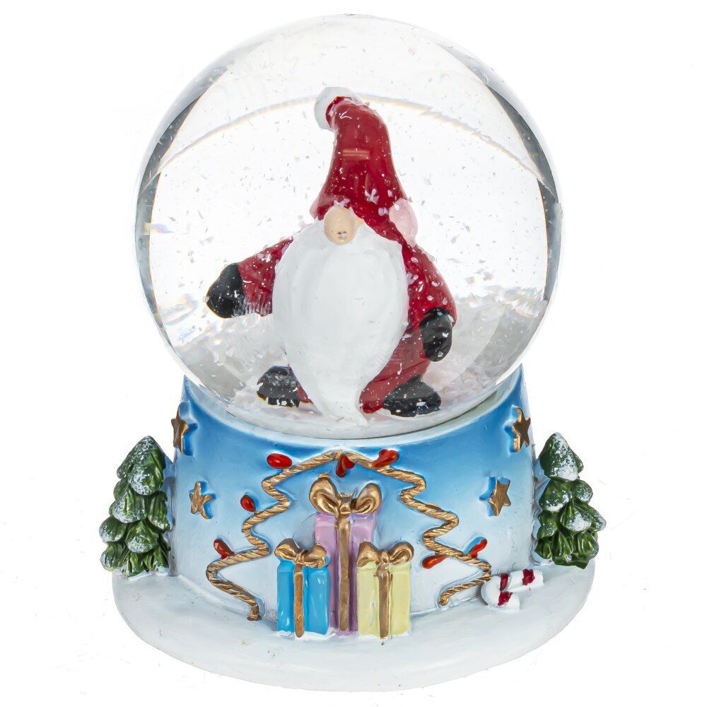 GAEM Фигурка декор в стекл шаре "Гном", D4,5 см, L5,5 W5 H6 см, 2в.