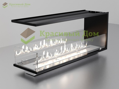 Торцевой биокамин 1400