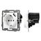 Механизм розетки с USB зарядкой SCT-MUAA-PL-WH-V (250V, 16A) Arlight 049818