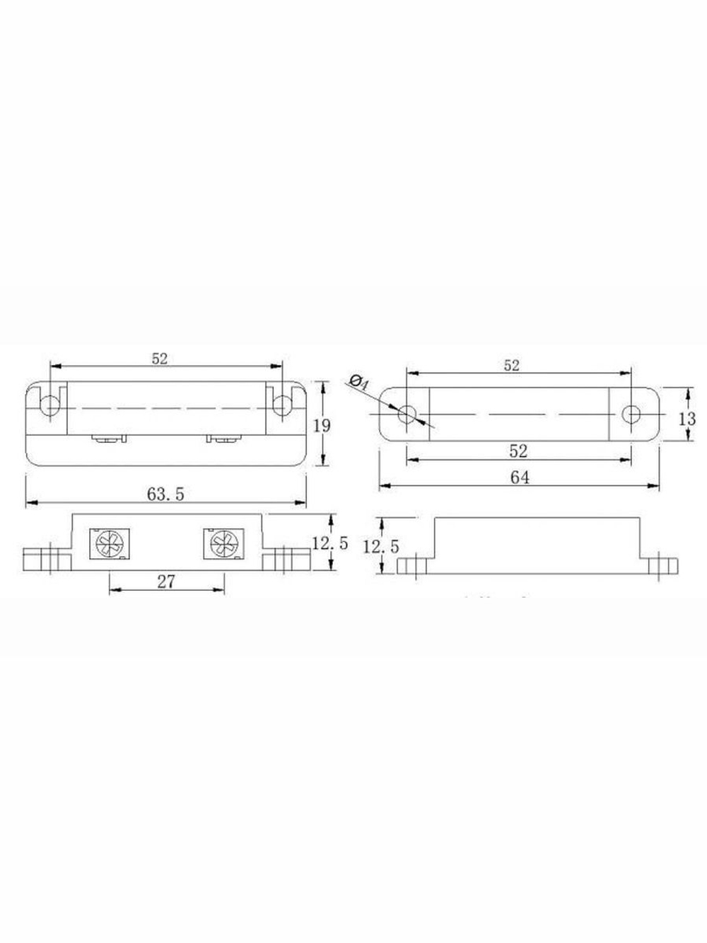 ST-DM121NC-BR Извещатель магнитоконтактный