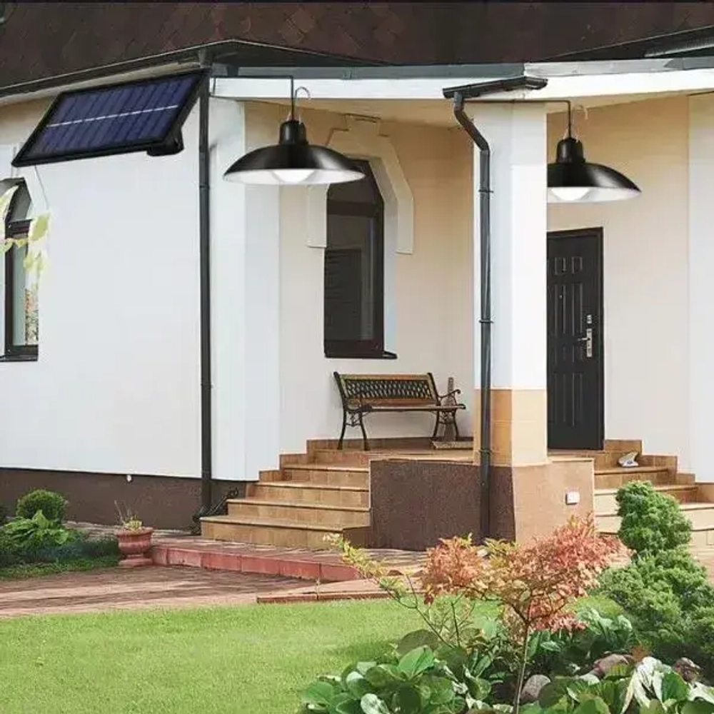 Уличный подвесной светильник на солнечной батарее