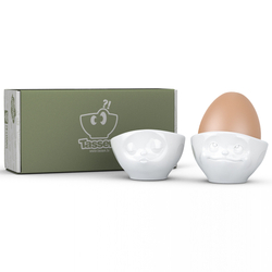Набор подставок для яиц tassen kissing & dreamy, 2 шт, белый
