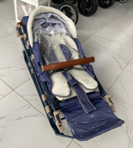 Коляска комбинированная «Ника Детям 7-8K» в ёлочку синий (арт. НД7-8K/1)