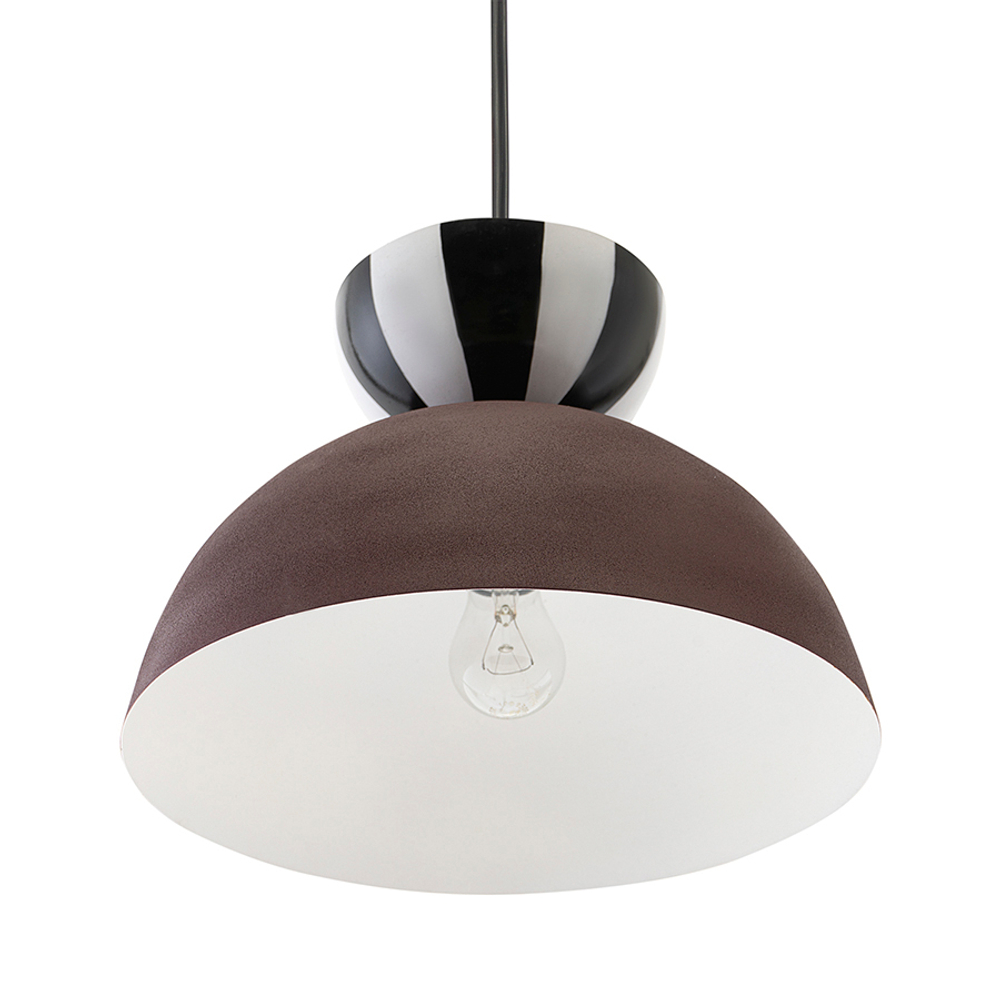 Светильник подвесной anniken, D31х24 см, сливовый