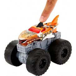 HOT WHEELS Monster Truck Огни и звуки Тигровая акула HDX62