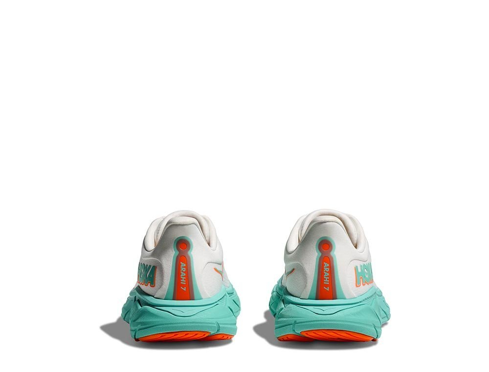 Кроссовки для бега женские Hoka Arahi 7 W Бело-Бирюзовые