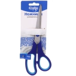 Ножницы универсальные бытовые «VOSTOKDOM», цвет микс красный/голубой, 21см (блистер Селфи)