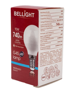 Светодиодная лампочка BELLIGHT LED G45 220V/10W/E14 6500K 86853379