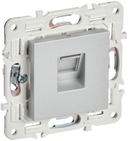 SKANDY Розетка компьютерная RJ45 кат.5E SK-K01S серебряный IEK