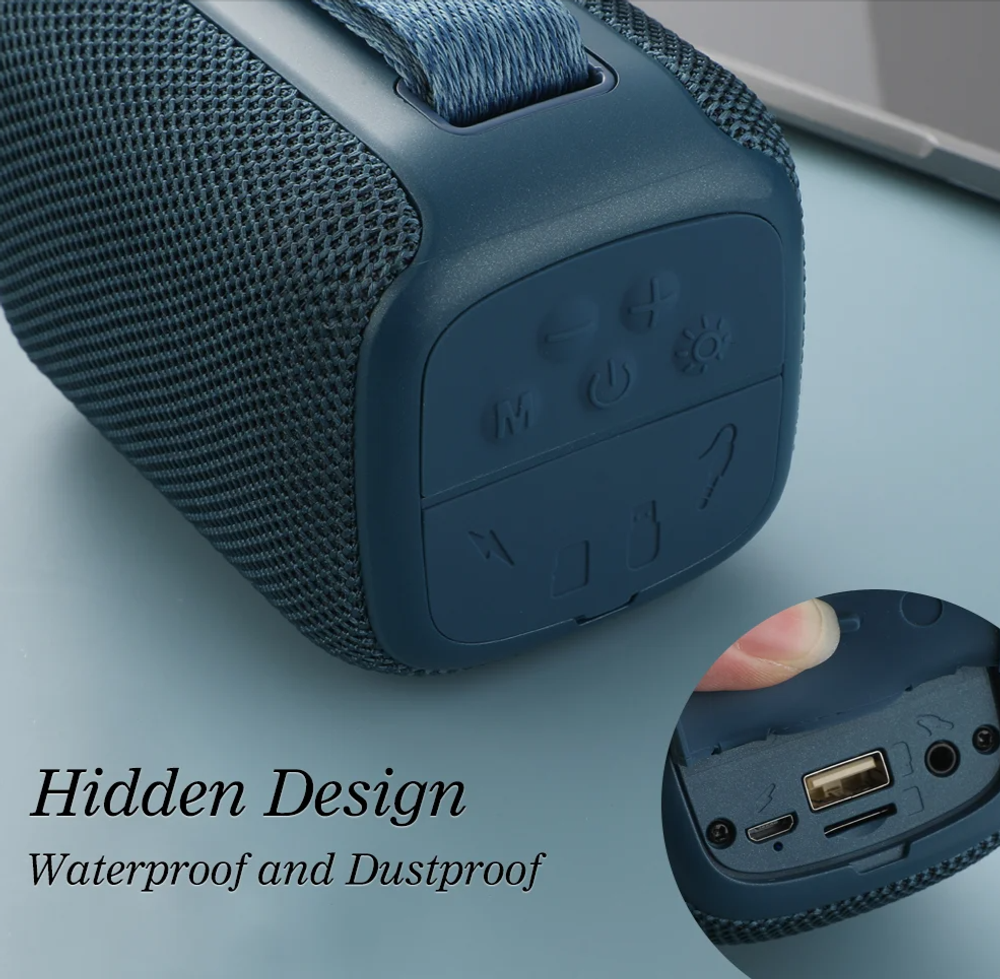 Беспроводная колонка TG-339 (5W/USB/FM) LED Flashing