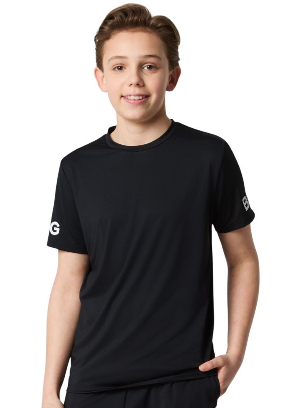 Футболка для мальчика теннисная Björn Borg - black beauty