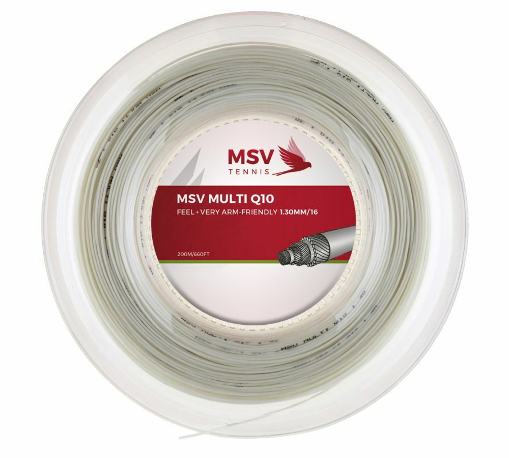 Теннисные струны MSV Multi Q10 (200 m) - white