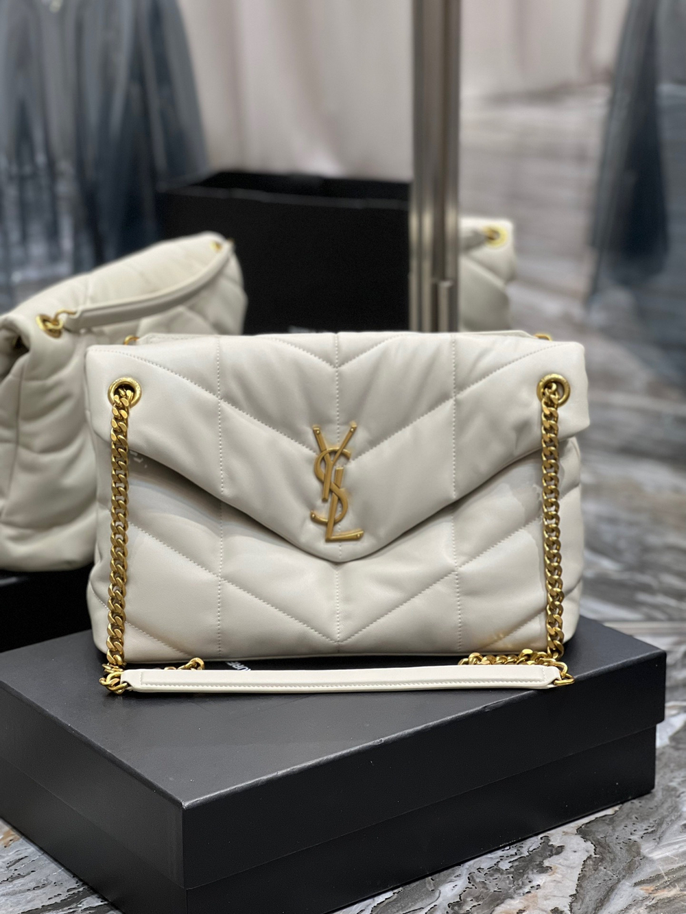 Saint Laurent Loulou Puffer Bag 35 cm