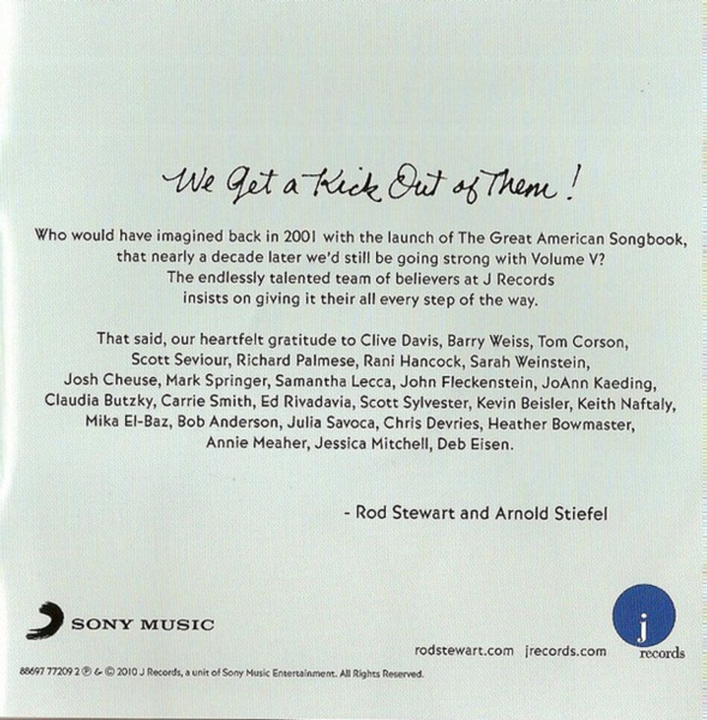 Rod Stewart / Fly Me To The Moon... The Great American Songbook Volume V (Deluxe Edition)(2CD)