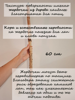 Жердочка для попугаев 60 см