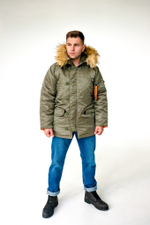 Парка флисовая Husky Olive