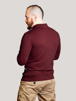 Косоворотка-свитшот Варгградъ мужской бордо «Лихие люди» без начёса