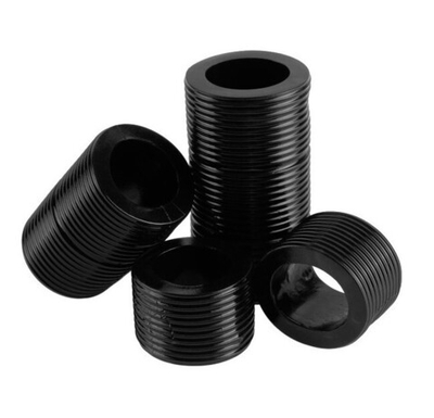 Расширяющие стимулирующие насадки на пенис Girth Gainer System (Цвет: черный)