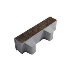 Тротуарная плитка ГАЗОННАЯ РЕШЕТКА - Листопад гранит Шелковица