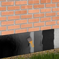 Мастика битумная гидроизоляционная AquaMast (18кг) ТехноНИКОЛЬ для фундамента