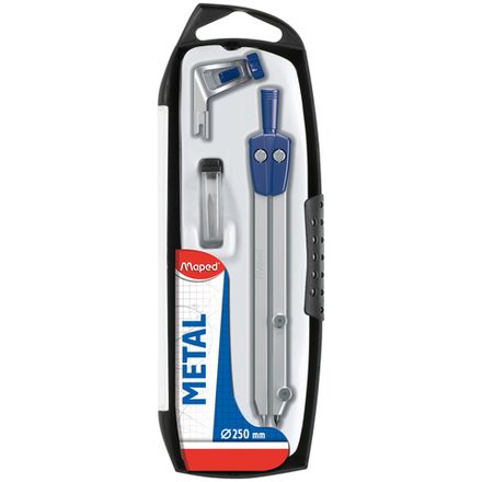 Готовальня 3 предмета, Maped Start, пластиковый футляр, циркуль 130мм