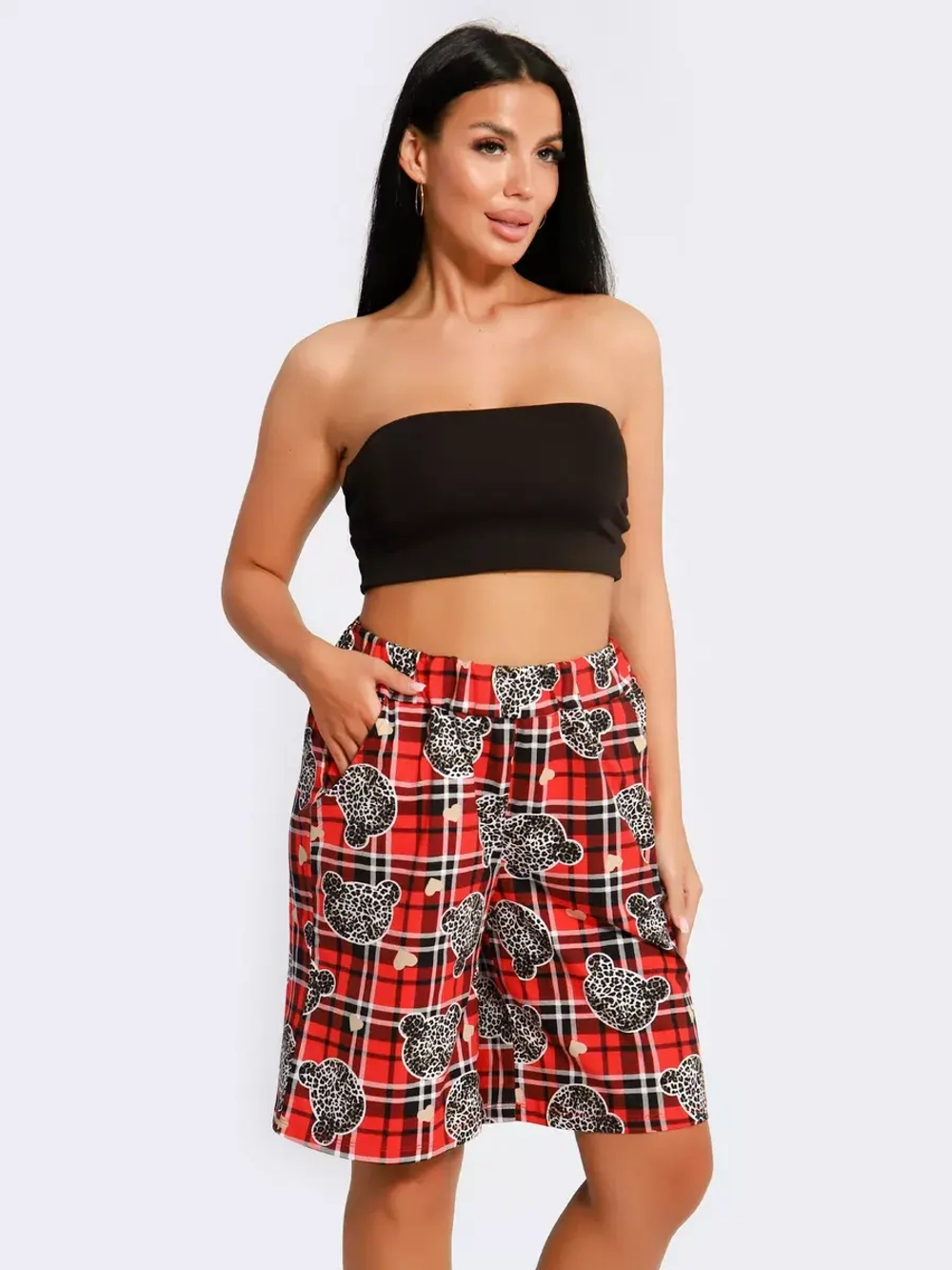 Шорты женские большие размеры