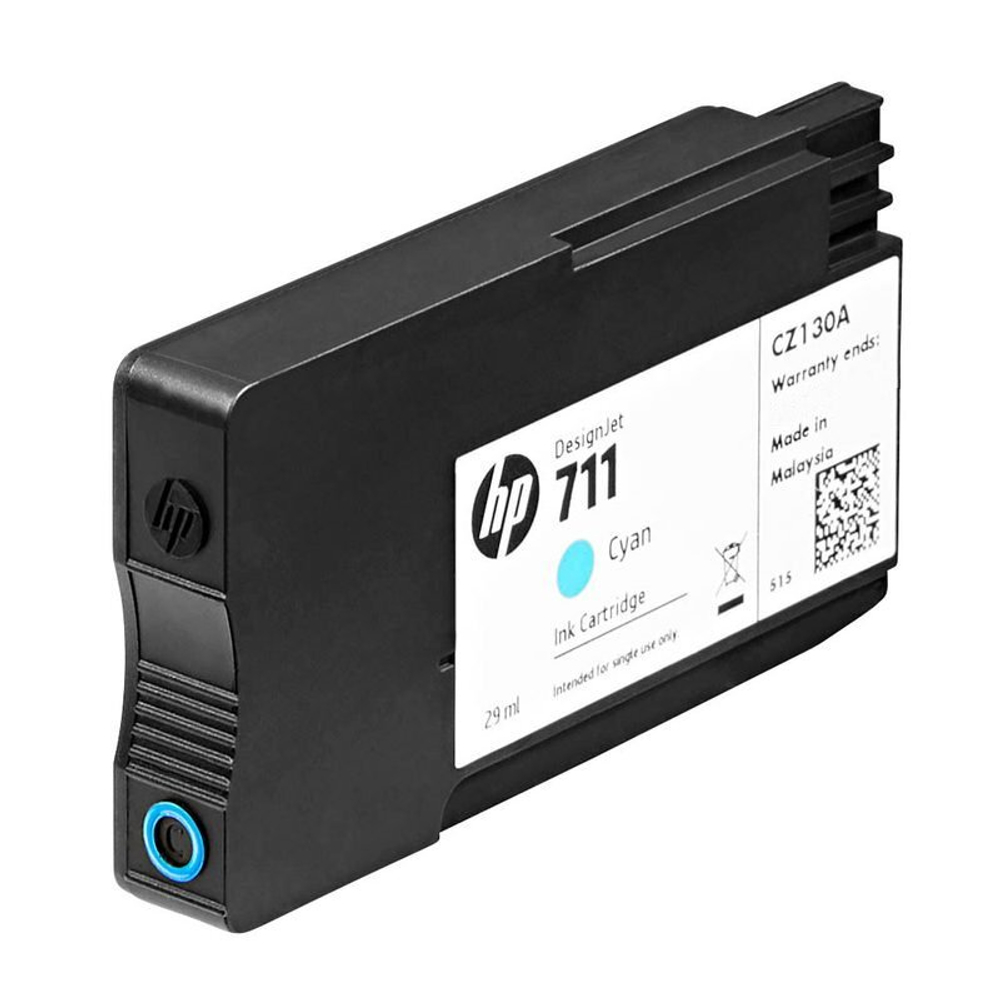 Картридж HP 711 (CZ134A) для DesignJet T120/T125/T130/T520/T525 голубой упаковка 3 шт (3*29 мл)