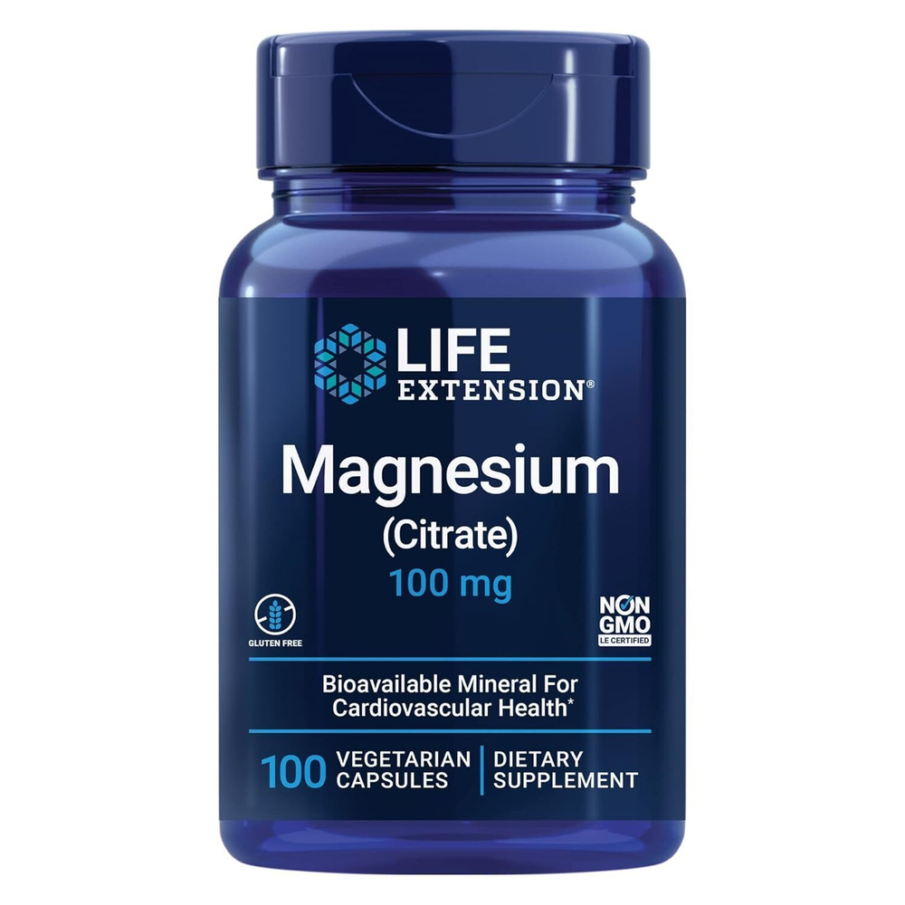 Life Extension - Magnesium Citrate 100 mg 100 capsules