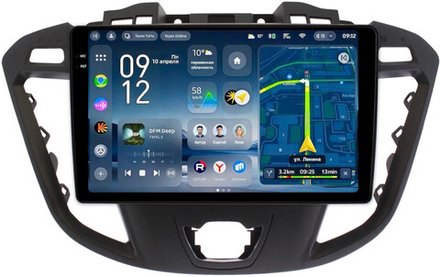 Магнитола для Ford Transit Custom, Tourneo Custom 2012-2019 - Teyes CC4-PRO монитор 9.5" 2K QLED на Android 13, Snapdragon 778G, AI, CarPlay, DSP, 4G SIM-слот