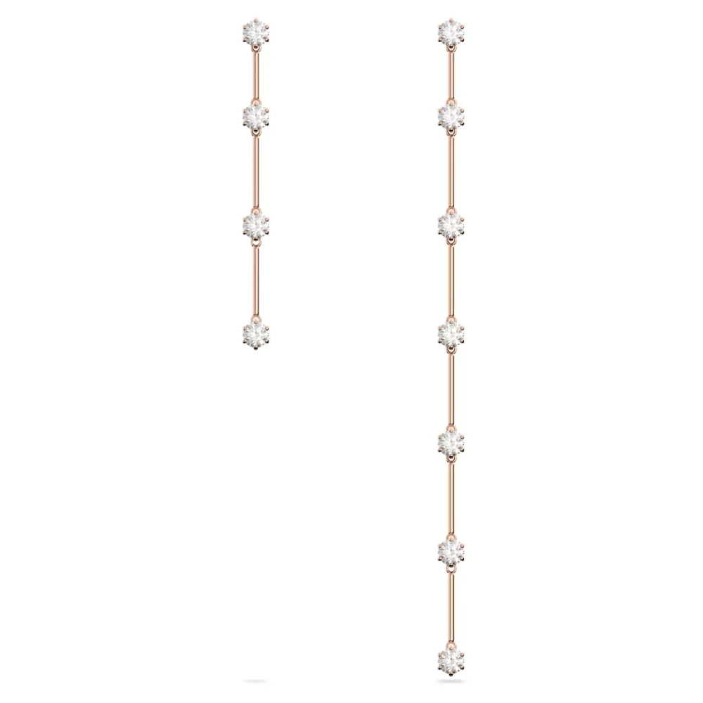 CONSTELLA: серьги ASYM WHITE/ROS