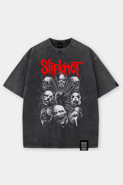 Футболка SHMOT "SLIPKNOT 2" GARMENT DYE Черный