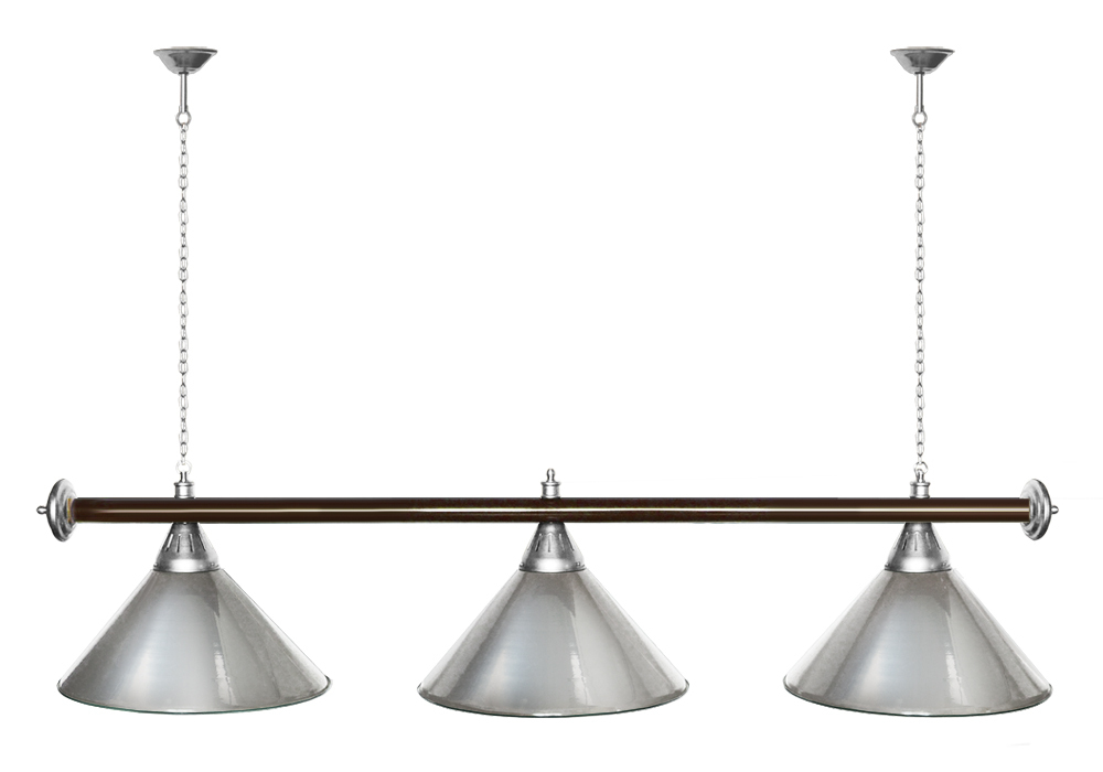 Лампа STARTBILLIARDS 3 пл. (плафоны золотые,штанга золотая,фурнитура золото)