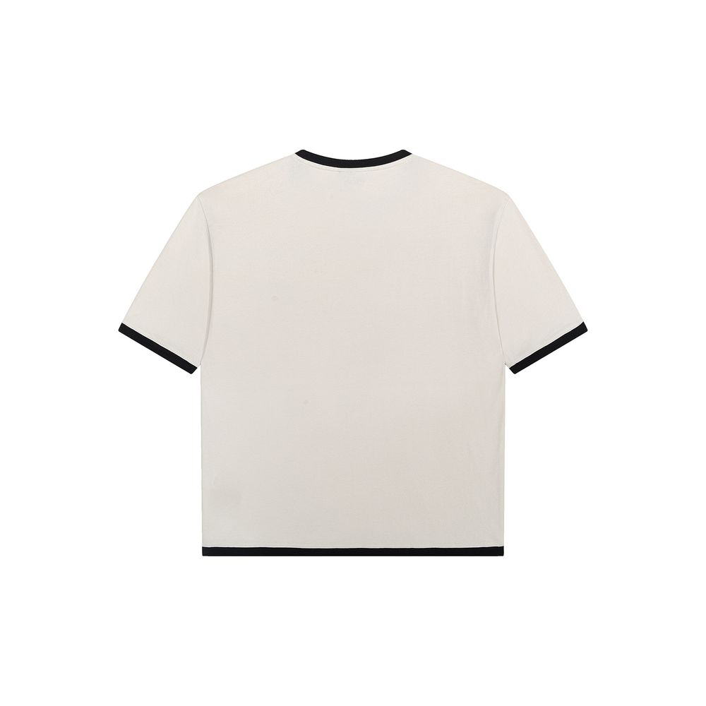 Футболка Ymkashix Hellcome logo кремовая