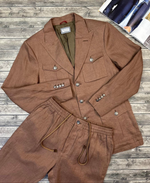 Льняной костюм Brunello Cucinelli