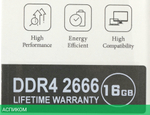Оперативная память AGI DDR4 16Gb 2666MHz (AGI266616UD138)