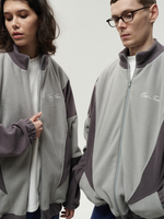 Zip-Up Sweatshirt Double Grey