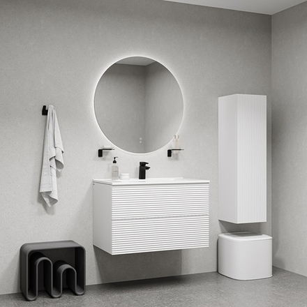 Пенал подвесной IDDIS Bild, 30 см, белый, BIL30W0i97