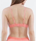 Топ бикини CK AUTHENTIC-S Calvin Klein Swimwear - коралловый(KW0KW01974)