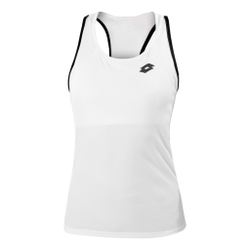 Женская теннисная майка Lotto Squadra II PL Tank Top Women - White, Dark Blue