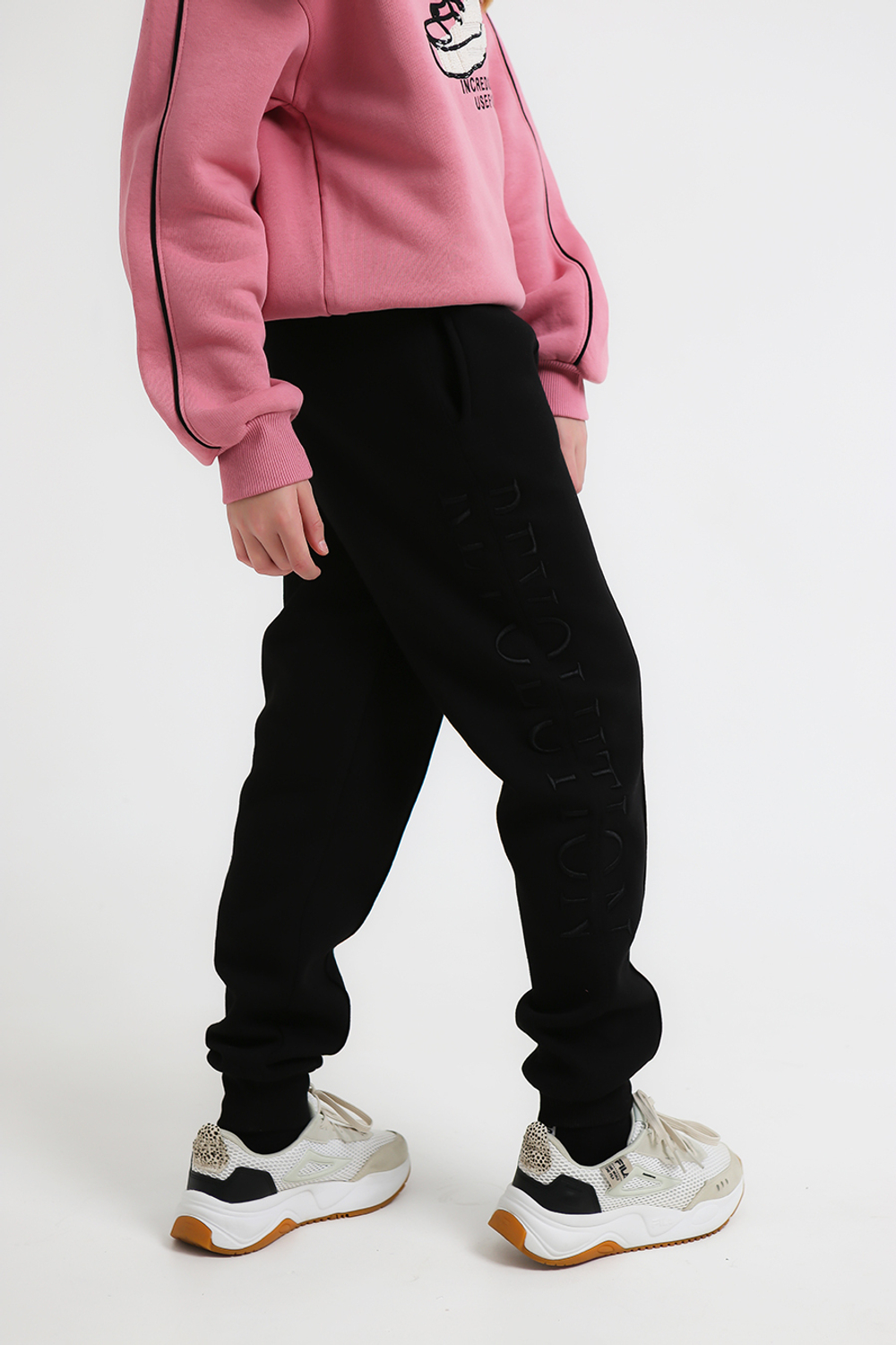 Брюки трикотаж. кэжл. с начесом д/д Beneti (T) 6300