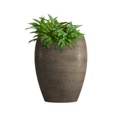 Кашпо, коллекция КОНКРИТ, форма ОВАЛ