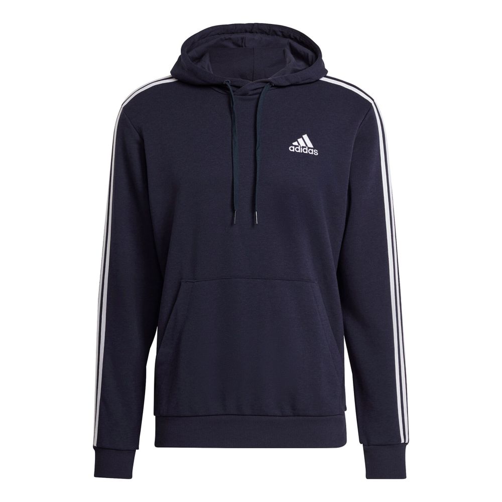 Мужская кофта теннисная adidas 3-Stripes French Terry Hoody Men - Dark Blue, White